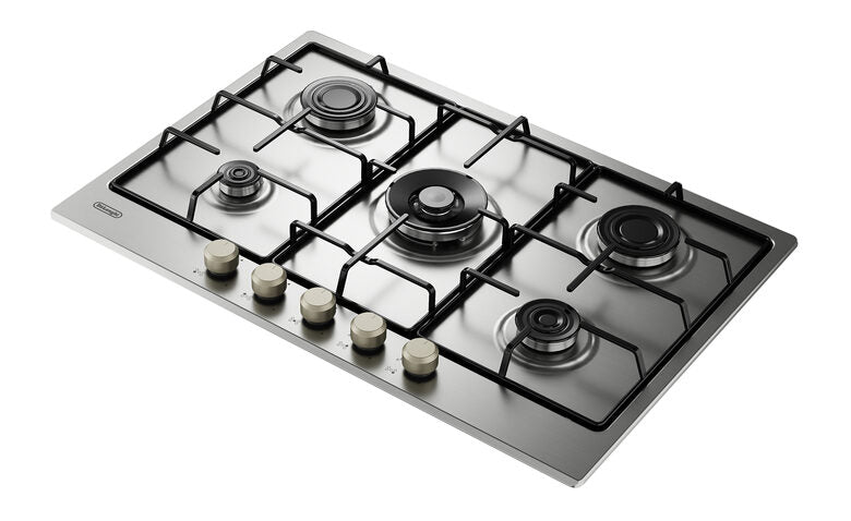 De Longhi Piano Cottura 5 Fuochi YLG 75 F 75cm Inox