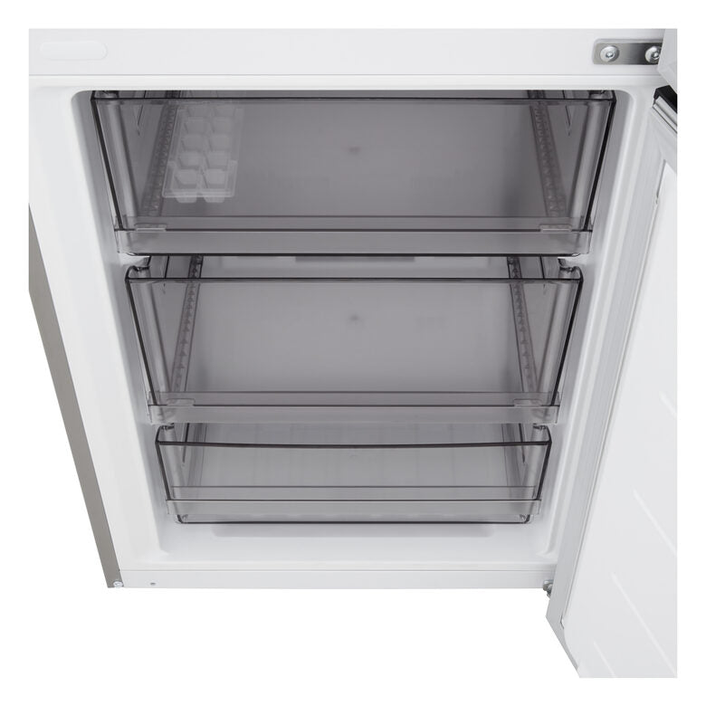 LG GBBSJ2CCPY Frigorifero Combinato A Libera Installazione, Fit & Max, AI Inverter, Wi-Fi, Door Cooling, Total No Frost, Classe C, Acciaio Inox