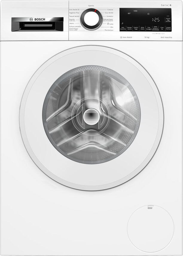 Bosch WGG254Z6II Serie 6 Lavatrice A Libera Installazione 10 Kg, 1400 Giri, Activewater Plus, Iron Assist, Classe A, Bianco