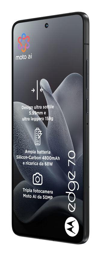 Motorola edge 70 17 cm (6.7") Doppia SIM Android 16.0 5G USB tipo-C 8 GB 256 GB 4800 mAh Grigio