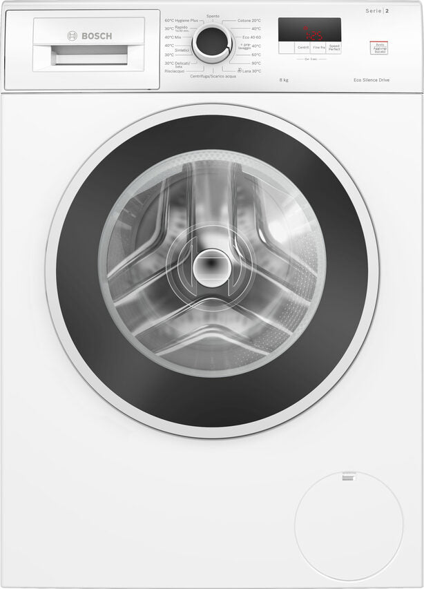 Bosch Serie 2 WGE03200IT Lavatrice a carica frontale 8kg 1200g/min Bianco Classe A