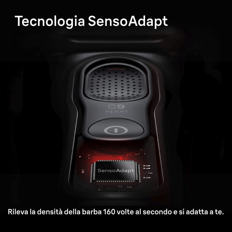 Braun Series 9 Sport 9110s Rasoio Nero