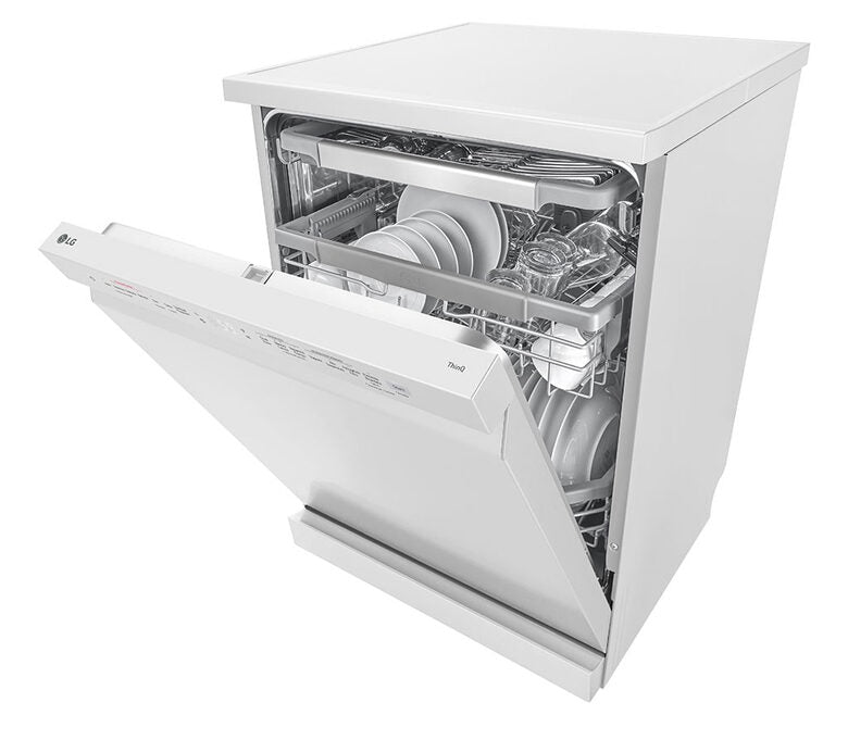 LG DF365FWS Lavastoviglie a libera installazione cm. 60 - 14 coperti - bianco