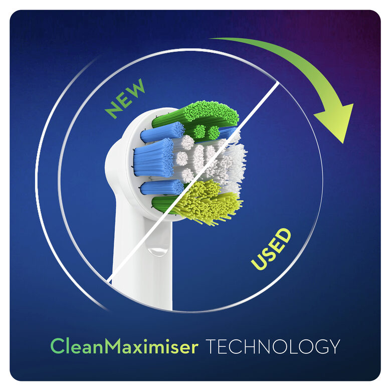 Oral-B Precision Clean Testine Di Ricambio (contiene 3 Pezzi) Con Tecnologia CleanMaximiser
