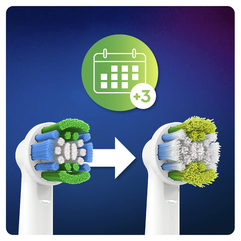 Oral-B Precision Clean Testine Di Ricambio (contiene 3 Pezzi) Con Tecnologia CleanMaximiser