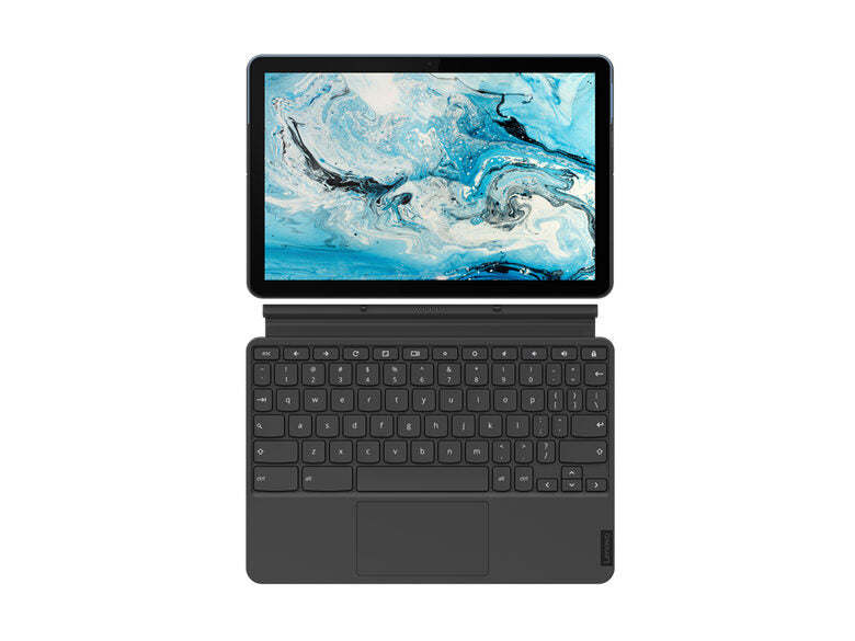 Lenovo IdeaPad Duet Chromebook 64 GB 25,6 cm (10.1") MediaTek 4 GB Wi-Fi 5 (802.11ac) Chrome OS Blu, Grigio