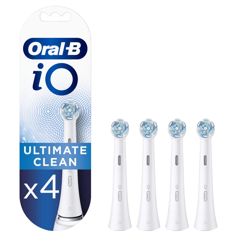 Oral-B iO Ultimate Clean Testine Di Ricambio, 4 Pezzi