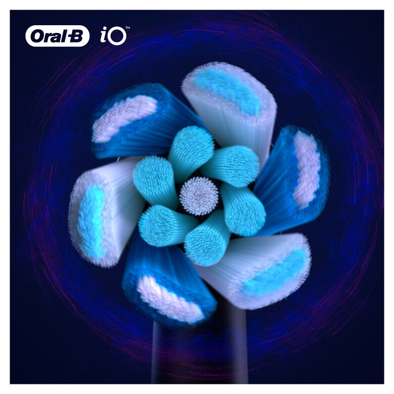 Oral-B iO Ultimate Clean Testine Di Ricambio Nere, 2 Pezzi
