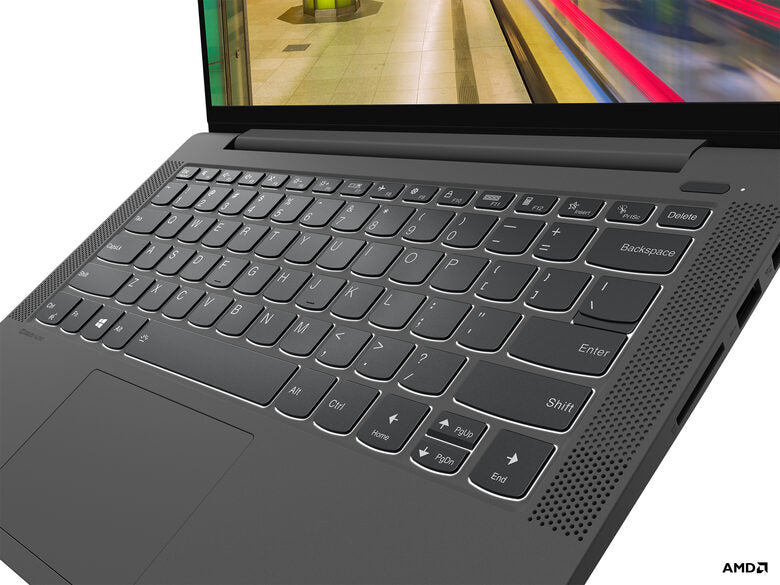 Lenovo IdeaPad 5 Computer portatile 35,6 cm (14") Full HD AMD Ryzen 5 8 GB DDR4-SDRAM 512 GB SSD Wi-Fi 6 (802.11ax) Windows 10 Home Grafite, Grigio