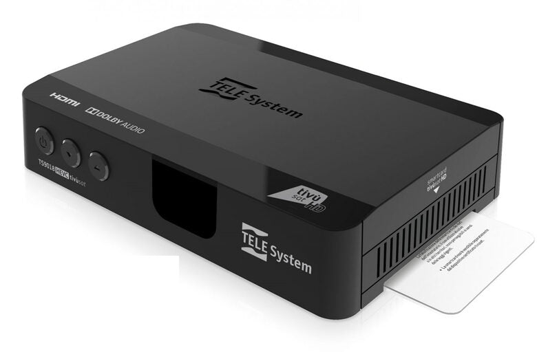 TELE System TS9018HEVC Cavo, Ethernet (RJ-45) Full HD Nero