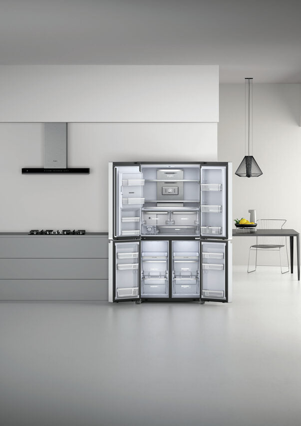 Whirlpool WQ9I MO1L frigorifero side-by-side Libera installazione 592 L F Acciaio inossidabile