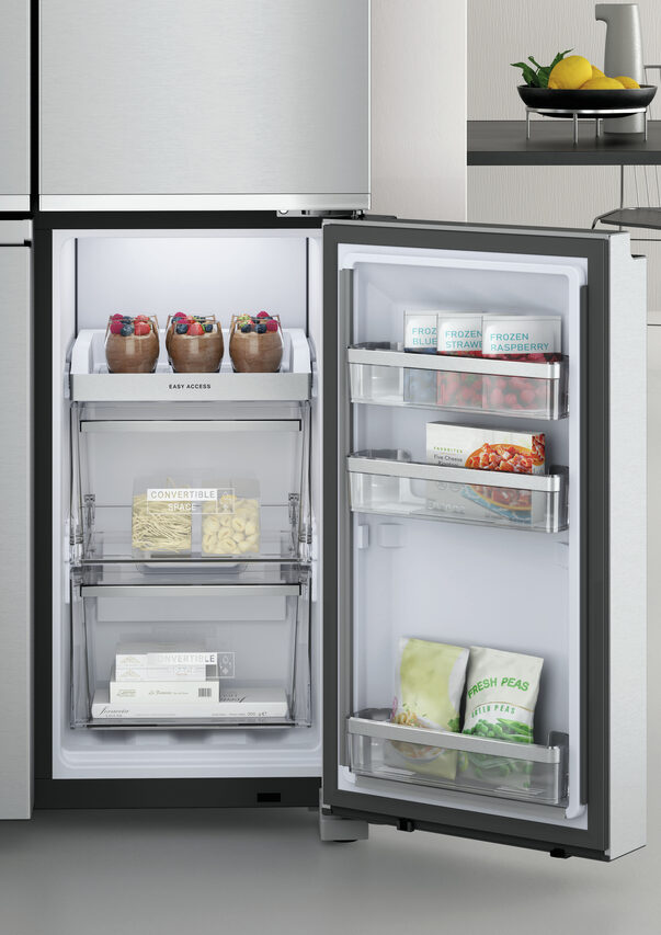 Whirlpool WQ9I MO1L frigorifero side-by-side Libera installazione 592 L F Acciaio inossidabile