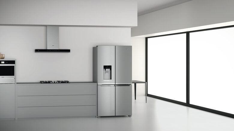 Whirlpool WQ9I MO1L frigorifero side-by-side Libera installazione 592 L F Acciaio inossidabile