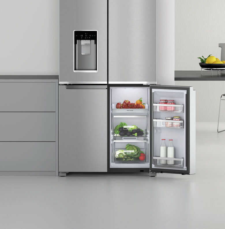 Whirlpool WQ9I MO1L frigorifero side-by-side Libera installazione 592 L F Acciaio inossidabile