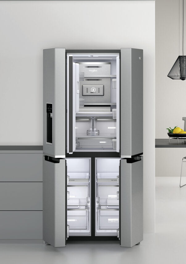Whirlpool WQ9I MO1L frigorifero side-by-side Libera installazione 592 L F Acciaio inossidabile