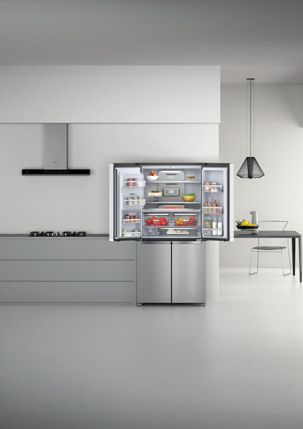 Whirlpool WQ9I MO1L frigorifero side-by-side Libera installazione 592 L F Acciaio inossidabile
