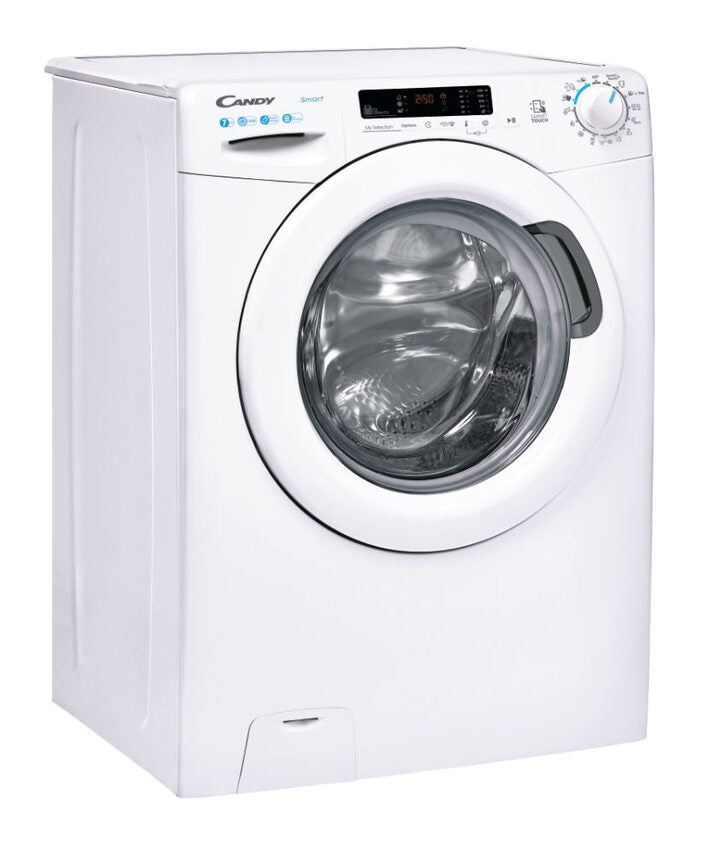 Candy Smart CS4 1272DE/1-S lavatrice Caricamento frontale 7 kg 1200 Giri/min D Bianco