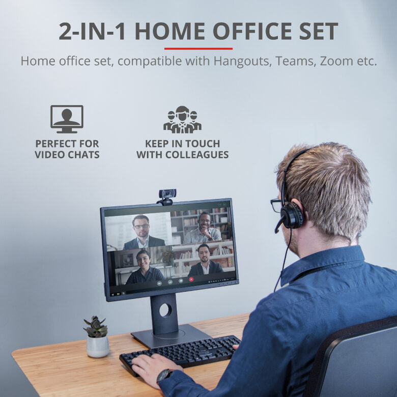 Trust Doba webcam 1280 x 720 Pixel USB Nero