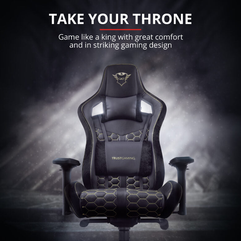 Trust GXT 712 Resto Pro Sedia per gaming universale Nero, Giallo