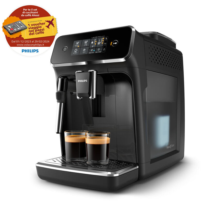 Philips 2200 series Series 2200 EP2221/40 Macchina da caffè automatica, 2 bevande, 1.8 L, 1500W