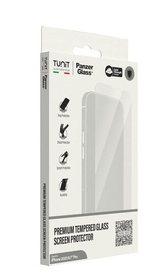 TUNIT TTPZ15PM protezione per lo schermo e il retro dei telefoni cellulari Pellicola proteggischermo trasparente Apple 1 pz