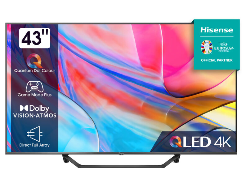 Hisense 43A79KQ TV 109,2 cm (43") 4K Ultra HD Smart TV Wi-Fi Antracite