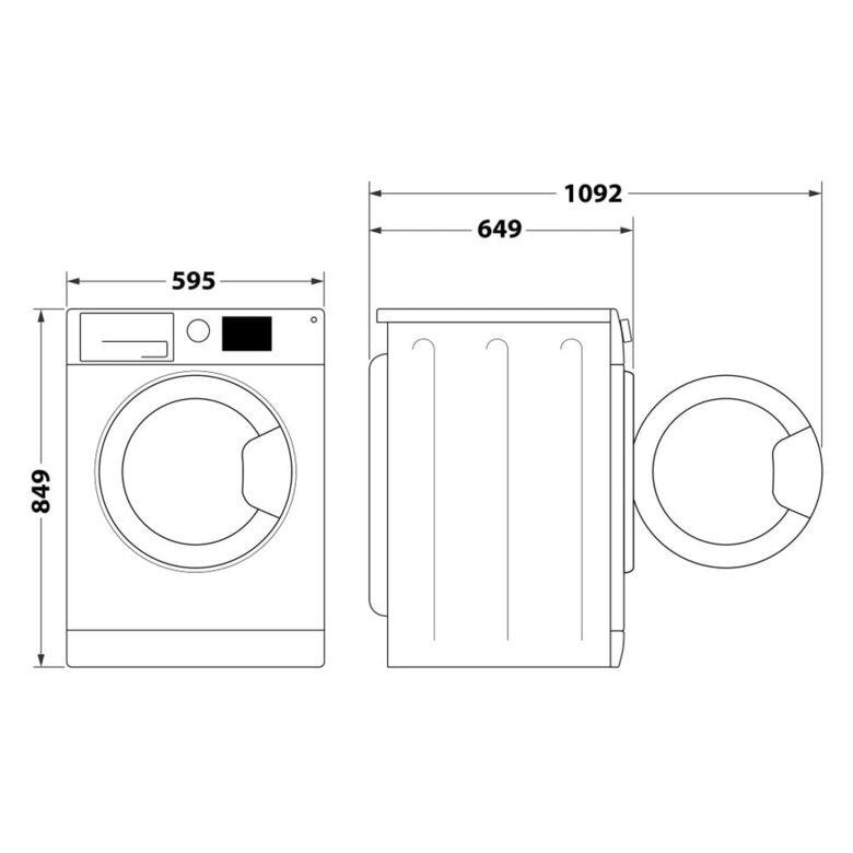Whirlpool FFTN M11 9X2B IT asciugatrice Libera installazione Caricamento frontale 9 kg A++ Bianco