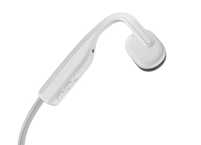 SHOKZ OpenMove Auricolare Wireless A clip, Passanuca Musica e Chiamate USB tipo-C Bluetooth Bianco