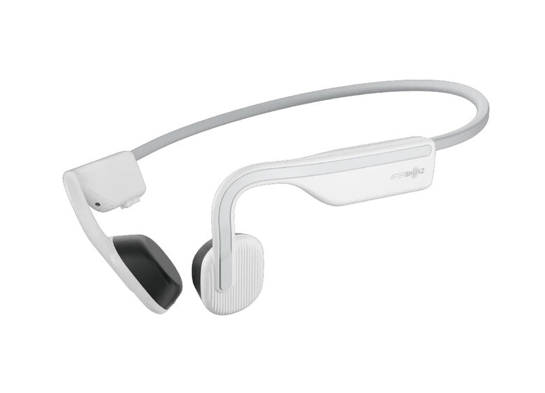 SHOKZ OpenMove Auricolare Wireless A clip, Passanuca Musica e Chiamate USB tipo-C Bluetooth Bianco