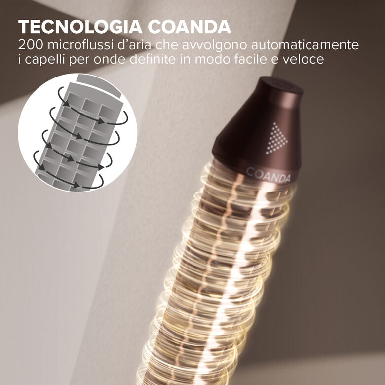 Bellissima Imetec Prodigy 11956 Styler Digitale ad Aria Calda 1200 W con 6 Accessori, Tecnologia Coanda e Ion Ceramic Hi-Pro