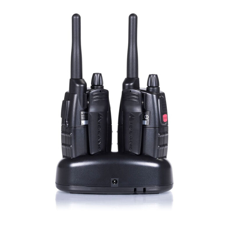 Midland G7 Pro Walkie Talkie ricetrasmittente 69 canali 446.00625 - 446.09375 MHz Nero