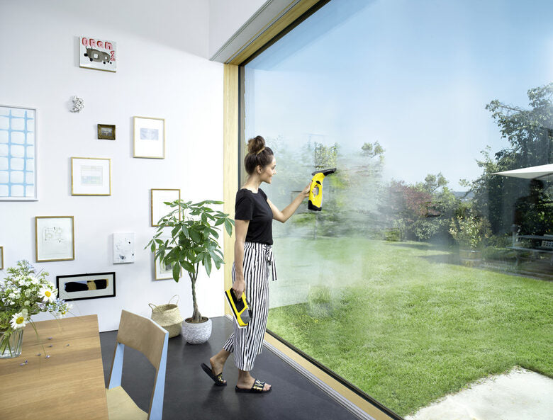 Kärcher WV 2 + KV 4 pulitore di finestra elettrico 0,1 L Nero, Giallo