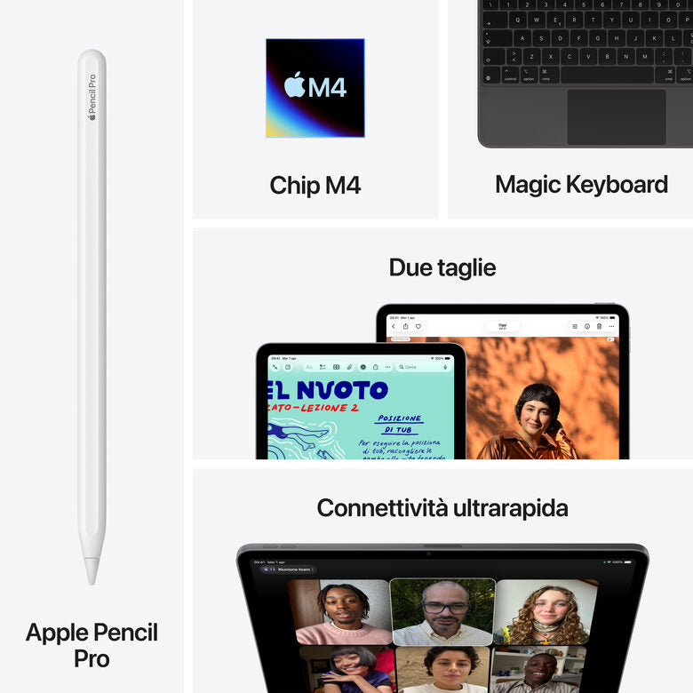 Apple iPad Air 11'' Wi-Fi 256GB - Grigio Siderale