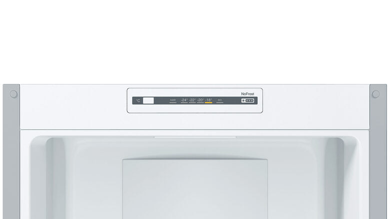 Bosch Serie 2 KGN36NLEA frigorifero con congelatore Libera installazione 305 L E Acciaio inossidabile