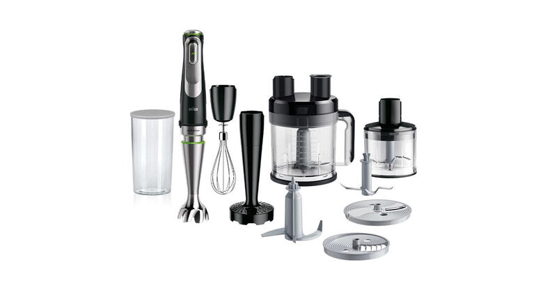 Braun MultiQuick 9 MQ 9187XLI 0,6 L Frullatore ad immersione 1200 W Nero, Stainless steel