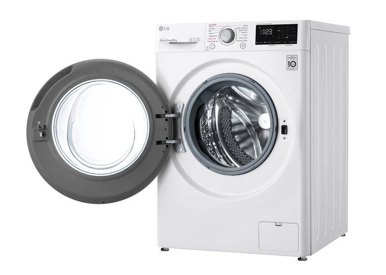 LG F2WV3S7S4E  Serie V3 Lavatrice Slim A Libera Installazione 7 Kg, 1200 Giri, AI DD™, Lavaggio A Vapore, Inverter Direct Drive, Classe D, Bianco