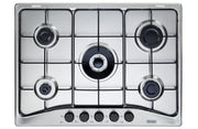 De’Longhi FFA 57 ASV piano cottura Acciaio inox Da incasso 68 cm Gas 5 Fornello(i)