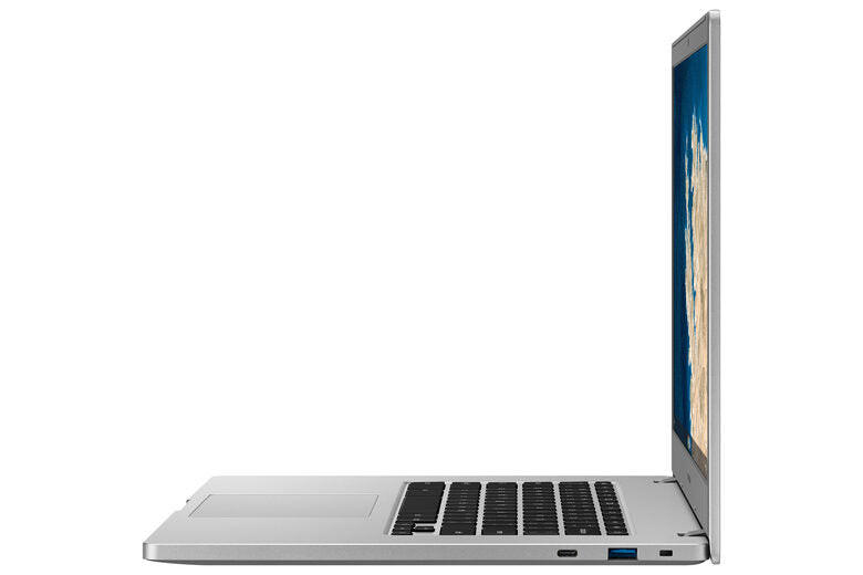 Samsung Chromebook 4+ 39,6 cm (15.6") Full HD Intel® Celeron® 4 GB LPDDR4-SDRAM 64 GB eMMC Wi-Fi 5 (802.11ac) Chrome OS Argento
