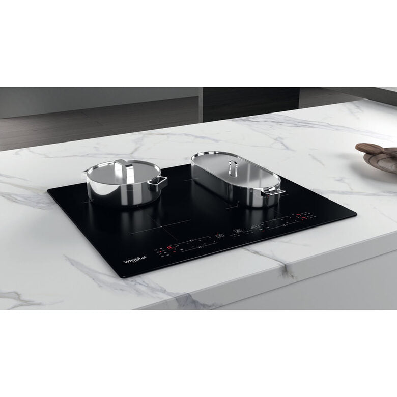 Whirlpool WB B8360 NE Nero Da incasso 59 cm Piano cottura a induzione 4 Fornello(i)