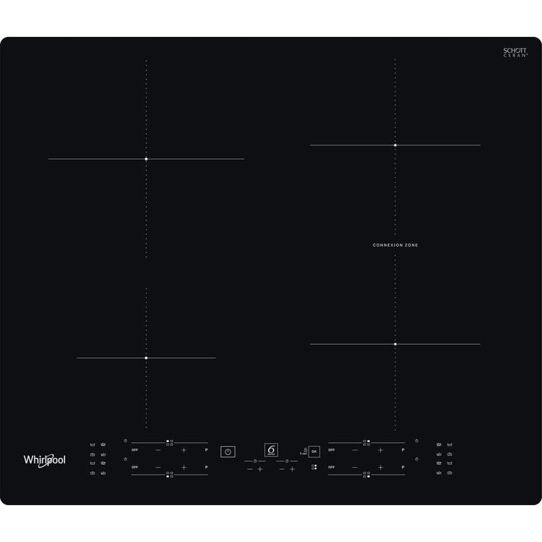 Whirlpool WB B8360 NE Nero Da incasso 59 cm Piano cottura a induzione 4 Fornello(i)