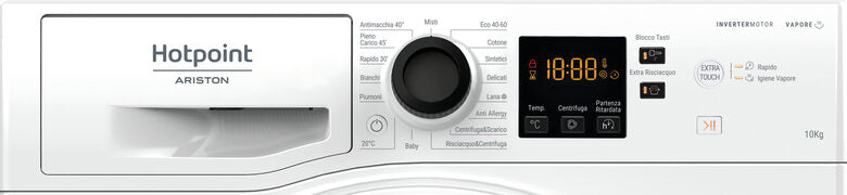 Hotpoint NF1043WK IT N lavatrice Caricamento frontale 10 kg 1400 Giri/min D Bianco