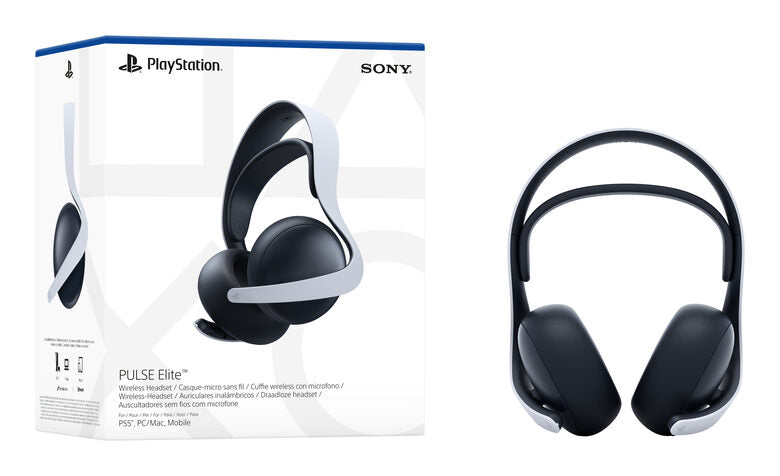Sony PULSE Elite Auricolare Wireless A Padiglione Gaming Bluetooth Nero, Bianco