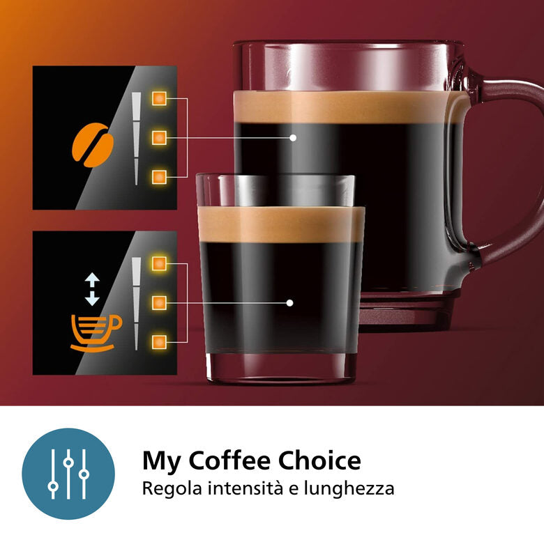 Philips 2200 series Series 2200 EP2221/40 Macchina da caffè automatica, 2 bevande, 1.8 L, 1500W