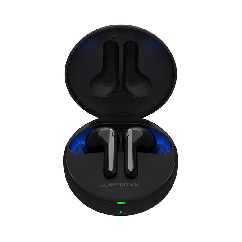LG TONE Free FN7 Black Cuffie Bluetooth True Wireless Meridian Audio ANC con custodia UVnano