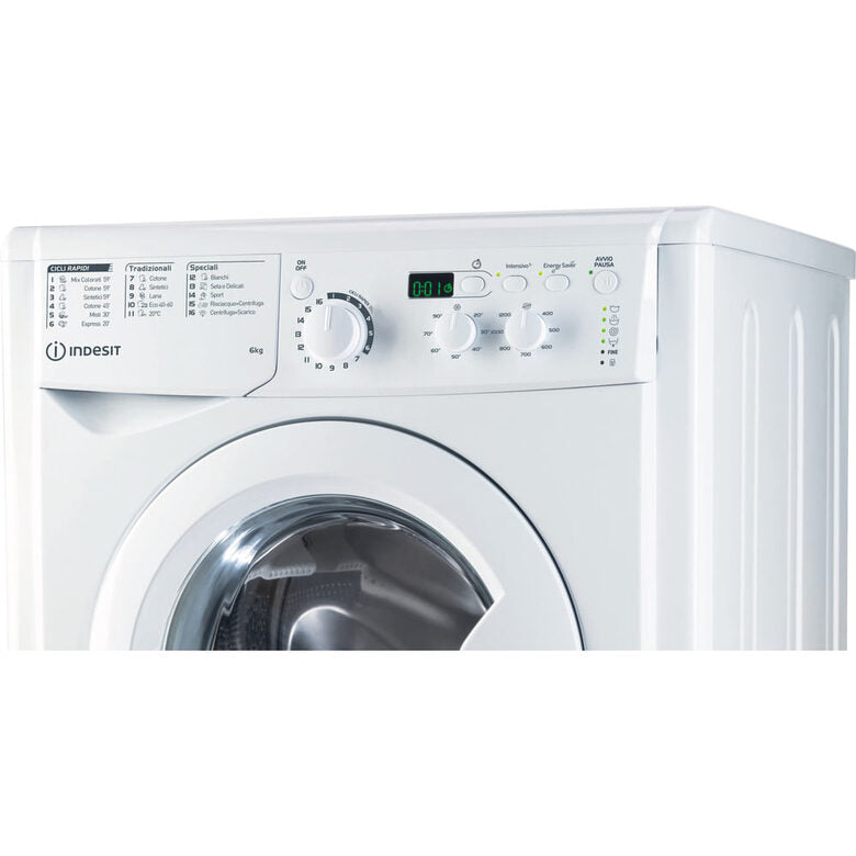 Indesit EWSD 61251 W IT N lavatrice Caricamento frontale 6 kg 1200 Giri/min F Bianco