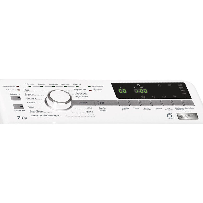 Whirlpool ZEN TDLR 7222BS IT/N lavatrice Caricamento dall'alto 7 kg 1200 Giri/min E Bianco