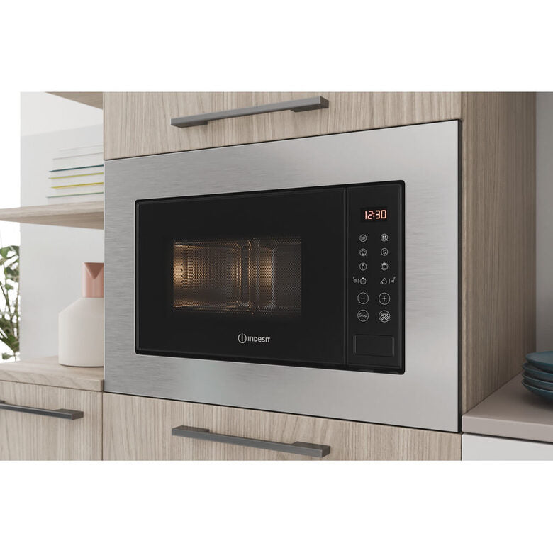Indesit MWI 120 SX Microonde a Incasso  20 L 800 W Acciaio inossidabile