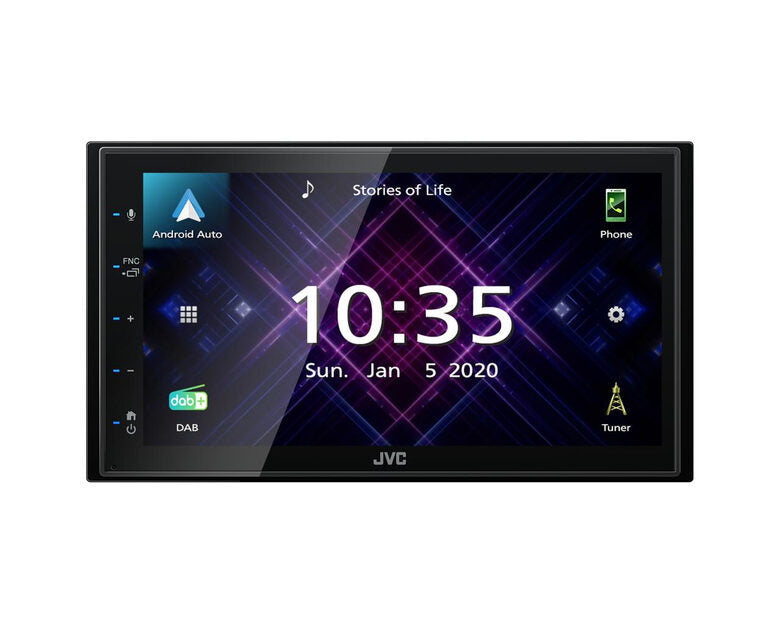 JVC KW-M565DBT Ricevitore multimediale per auto Nero 200 W Bluetooth