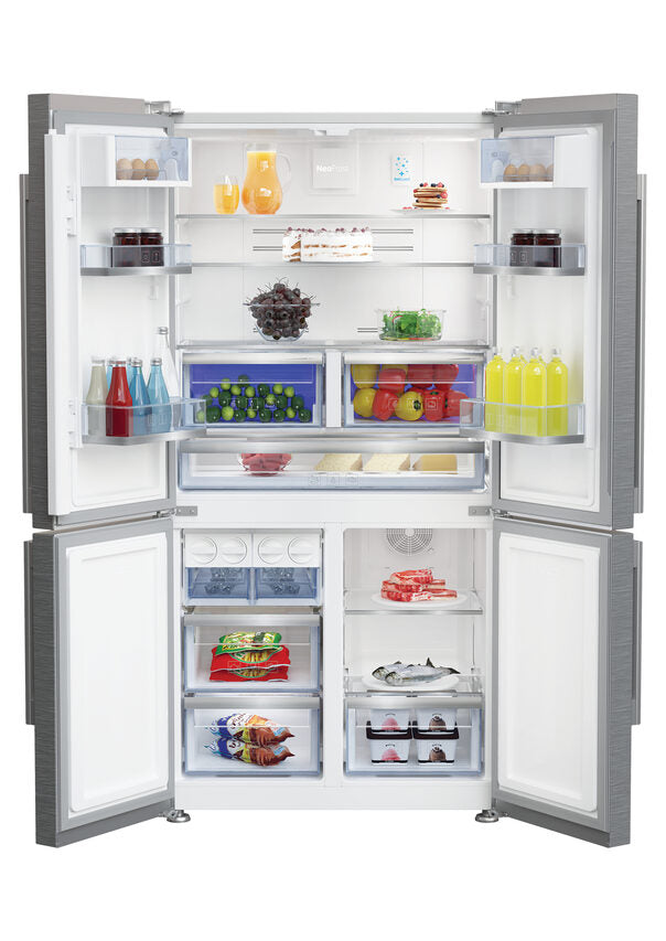 Beko GN1416231ZXN frigorifero side-by-side Libera installazione 541 L Acciaio inossidabile