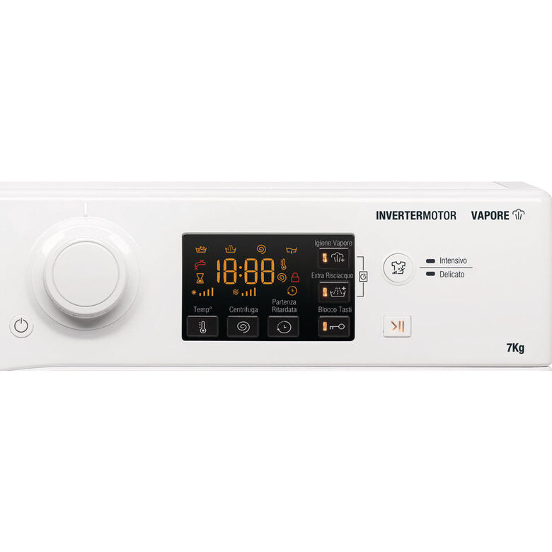 Hotpoint RSSG RV227 K IT N lavatrice Caricamento frontale 7 kg 1200 Giri/min D Bianco